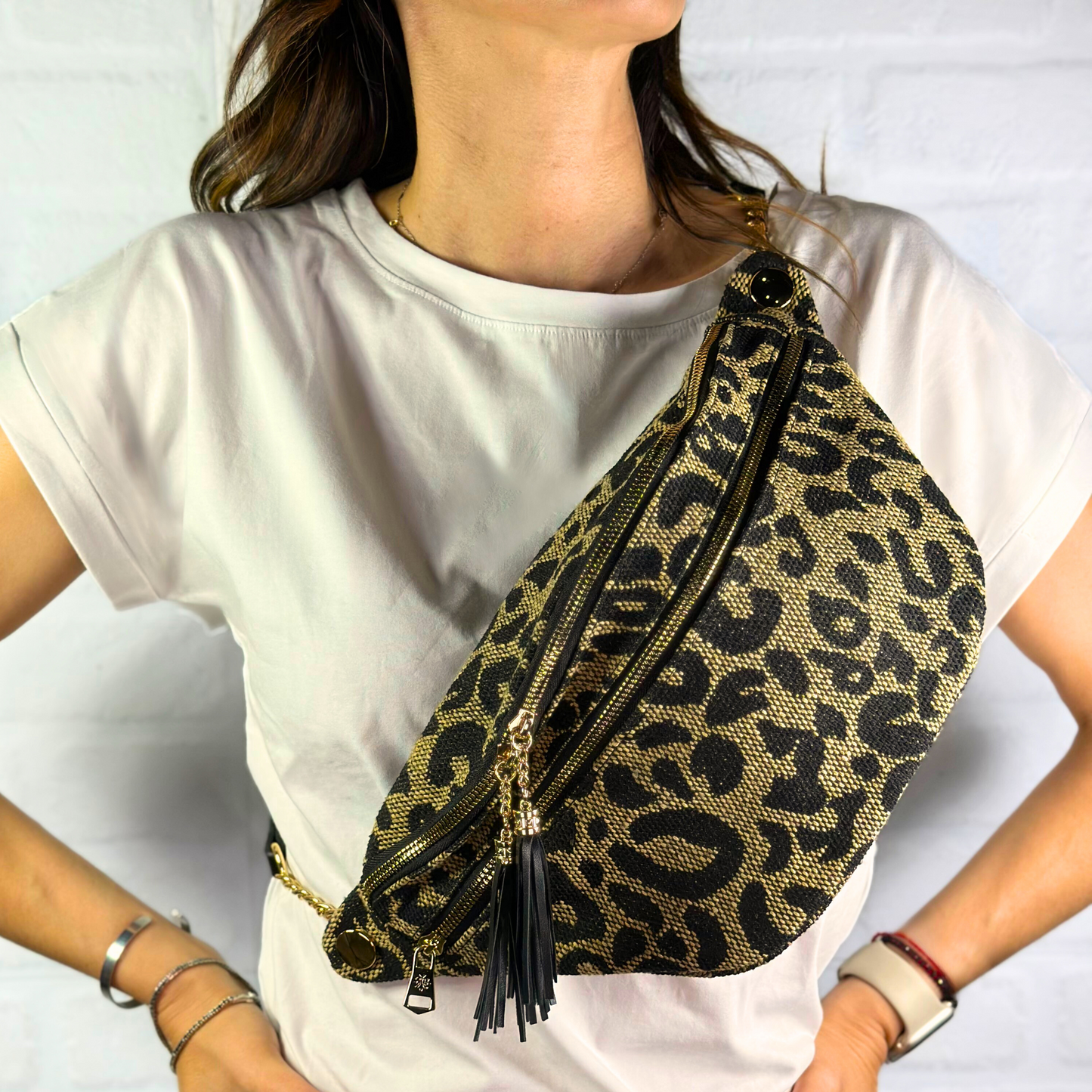 Marsupio animalier nero