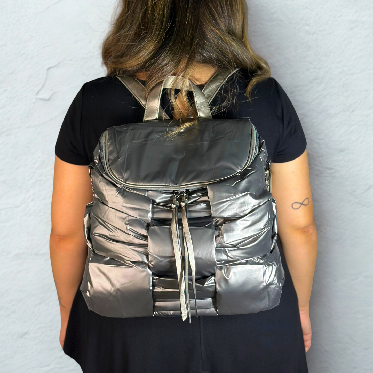 Zaino-borsa grigio